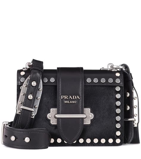 prada medium leather bag.|prada cahier shoulder bag black.